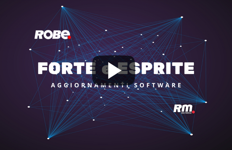 Aggiornamenti software – ROBE FORTE e ESPRITE