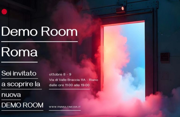 RM MULTIMEDIA INAUGURA LA NUOVA DEMO ROOM A ROMA!