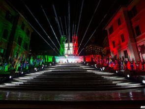 ROBE LIGHTING ILLUMINA LA CERIMONIA DI APERTURA DEI WORLD SKATE GAMES 2024 A PIAZZA DI SPAGNA